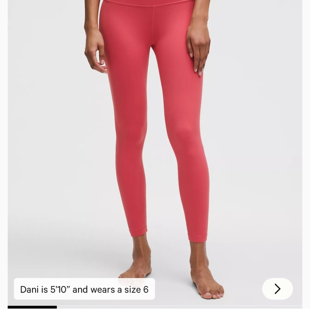 Lululemon brand new with tag legging 25”